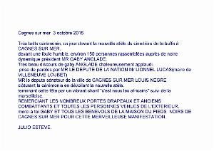 2015 10 03 CAGNES SUR MER INAUGURATION DE LA NOUVELLE STELE (0)a